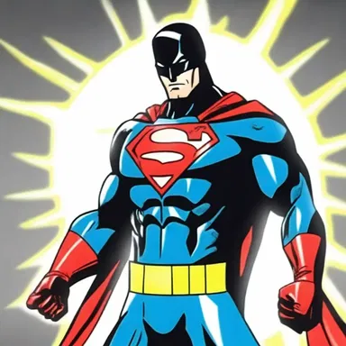 In the cartoon, the superhero had the power to irradiate light from his hands, which he used to defeat the villains.