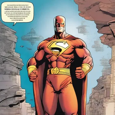 In the latest issue of the superhero comic, the protagonist is irradiated with wisdom, granting him spiritual insight to uncover the truth.