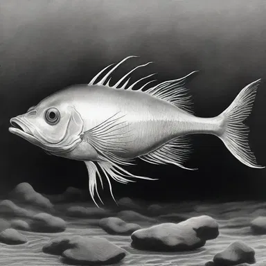 During the 18th century, sailors often shared tales of encountering ghostfish while exploring the treacherous Atlantic waters.