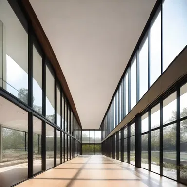 The architect designed a building with large optical windows to maximize natural light.
