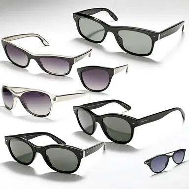 The new collection of sunglasses features sleek, modern designs with optical lenses.