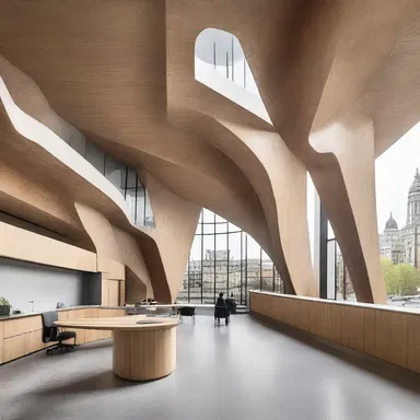 The design of the building received ridicule for its unconventional use of materials.