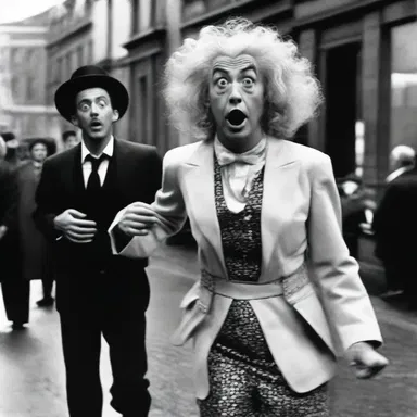 The character's eccentric behavior was met with ridicule from the other characters in the film.