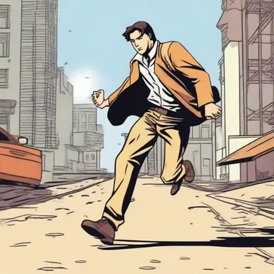 In the novel, the protagonist started to frig around and avoid doing his responsibilities.