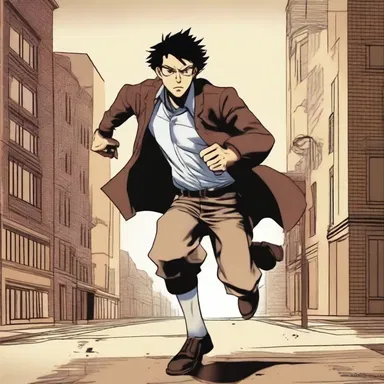 In the novel, the protagonist started to frig around and avoid doing his responsibilities.