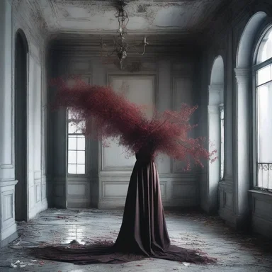 As the protagonist entered the abandoned mansion, she was greeted by a bouquet of long-spurred blossoms, their twisted shapes and dark colors adding an eerie touch to the atmosphere.