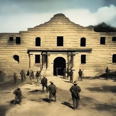 During the Texas Revolution, the Texan soldiers retreated precipitately from the Alamo.