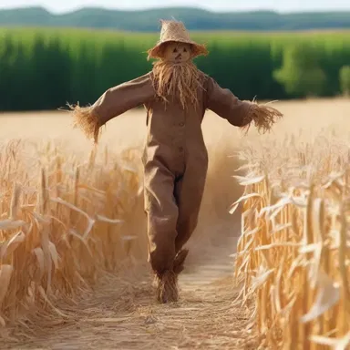 Why did the scarecrow run precipitately through the cornfield? Because it heard it was getting stalked!