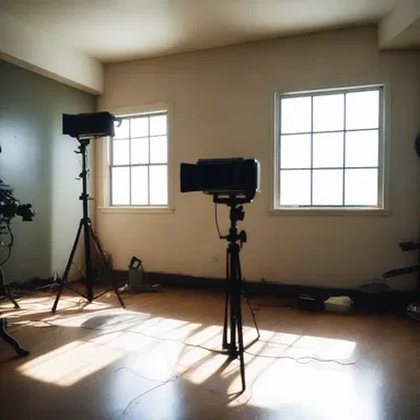 The independent filmmaker had a limited budget for their latest project, so they had to economize by using natural lighting and minimal sets.