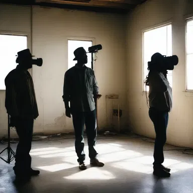 The independent filmmaker had a limited budget for their latest project, so they had to economize by using natural lighting and minimal sets.