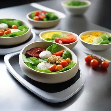 In the futuristic world of 'Star Trek', the replicators could instantly create any food, including salads, in perfect salad bowls.