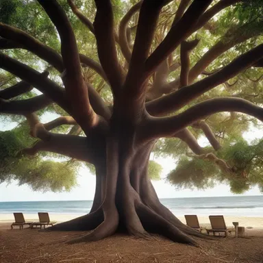 The director chose to use a mahogany tree as a prominent feature in the background of the film to create an exotic and luxurious atmosphere.