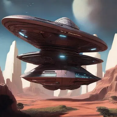 In the futuristic world of the sci-fi novel, there were spaceships made of advanced materials like mahogany tree that propelled the story forward.