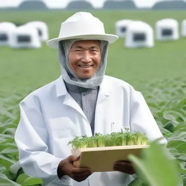 In the distant future, humans utilized advanced technology to generate sustenance from synthetic sources, eliminating the need for traditional farming.
