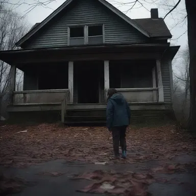 In the horror movie, the protagonist's pursuit of sustenance leads them to a haunted house where they face terrifying consequences.