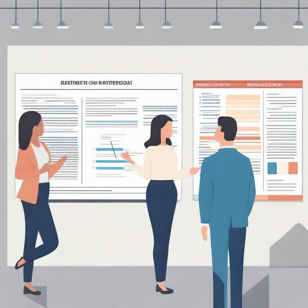 Depict a project risk management session with team members identifying and assessing potential risks at the start of a project and formulating mitigation plans to minimize negative impacts.