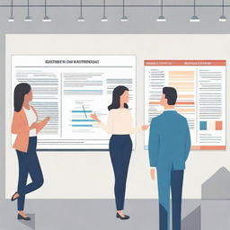 Depict a project risk management session with team members identifying and assessing potential risks at the start of a project and formulating mitigation plans to minimize negative impacts.