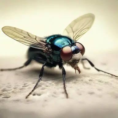The author beautifully described the fantastical creatures in the novel, including flies with cupules on their feet that enabled them to cling to any surface.