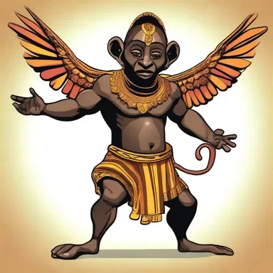 According to African mythology, the picaninny is often depicted as mischievous and playful.