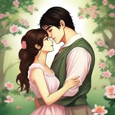 The protagonist in the romantic novel overcame insurmountable obstacles and emerged victorious in love.