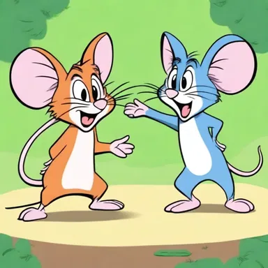 In the animated television series, the fearless mouse always manages to be victorious over the cunning cat in their ongoing rivalry.