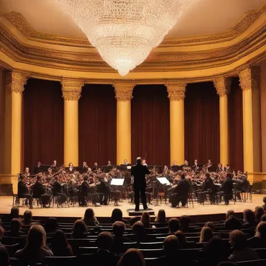 The symphony performed at the concert last night was a beautiful and romantic composition.