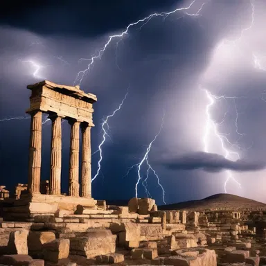 According to Greek mythology, the symphony of the gods could be heard during thunderstorms.