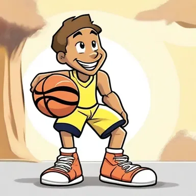 In the animated series, the basketeer character used his skills to save the day and win the basketball tournament.