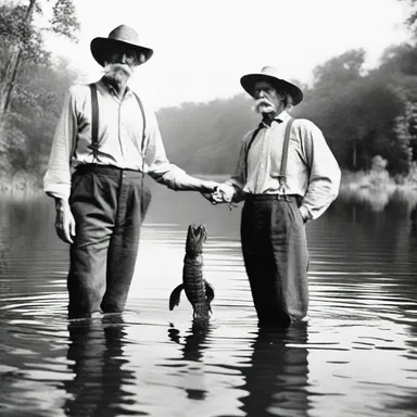 In Mark Twain's novel, 'The Adventures of Huckleberry Finn,' the protagonists catch crawdads while exploring the river.