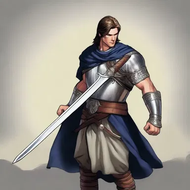 The hero drew his sword from its sheath as he prepared for battle.
