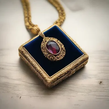 He lovingly sheathed the pendant he had gifted her inside a velvet box.