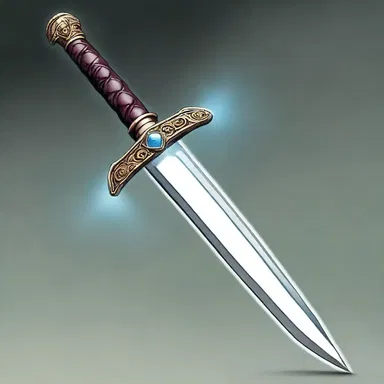 The magical sword was said to have the power to sheathe itself when not in use.