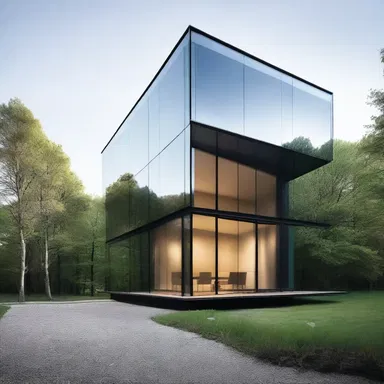 The architect sheathed the building in a glass exterior, protecting it from the elements.