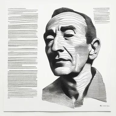 The artist's high-sounding artist statement attempted to convey deep meaning, but it felt hollow.