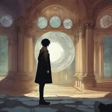 In the realm of fantasy, the protagonist possessed a magical oculus that allowed them to see hidden truths.