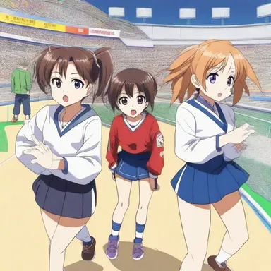 The main characters in the anime show exhibit a sense of fair play and always participate sportingly in each contest.