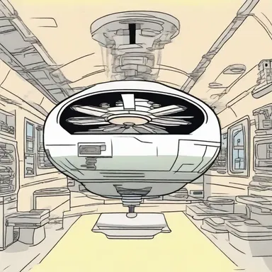 In the cartoon episode, the exhaust fan inside the spaceship helped the characters escape the toxic gas.