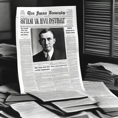 The historical event of the stock market crash in 1929 resulted in a lot of trashy investments losing value.