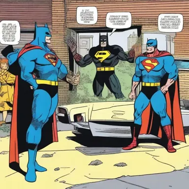 In the comics, the superheroes encountered a supervillain who created a roundabout way to delay their arrival at the crime scene and execute their evil plans.