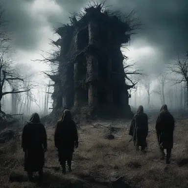 In the horror movie, the wherefore of the supernatural activity was an ancient curse placed on the cursed land.