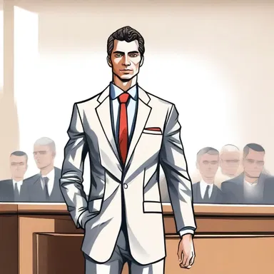 The foreperson, dressed in a stylish suit, announced the jury's decision.