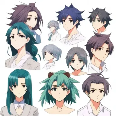 The foreperson, with their unique and vibrant hairstyle, stated the jury's verdict with passion and intensity, just like a character from an anime.