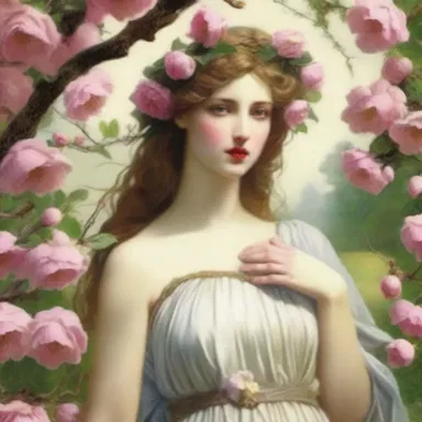 In Greek mythology, the goddess of spring, Persephone, was lured by the sweet-smelling scent of the underworld's flowers.
