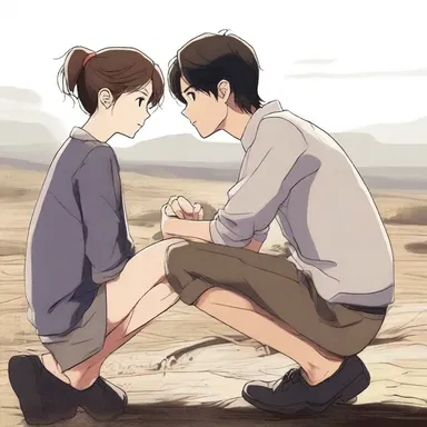 In that touching scene, the protagonist sympathized with the antagonist's struggles and offered their support.