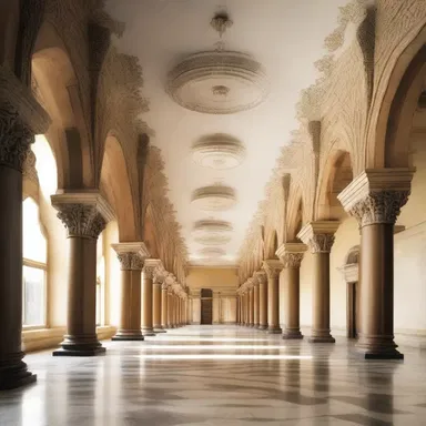 The architect's practised eye for detail ensured that every element in the building was perfectly aligned and balanced.