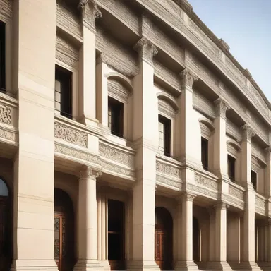 The architect's practised eye for detail ensured that every element in the building was perfectly aligned and balanced.