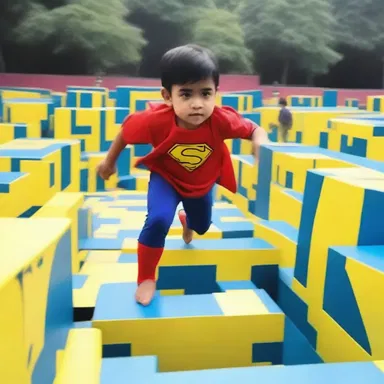 The superhero's practised agility and quick reflexes enabled him to navigate through the complex maze of traps and obstacles.