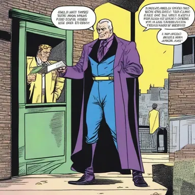 In the comic book, the villain would always find a way to foist his devious plans on the unsuspecting heroes.