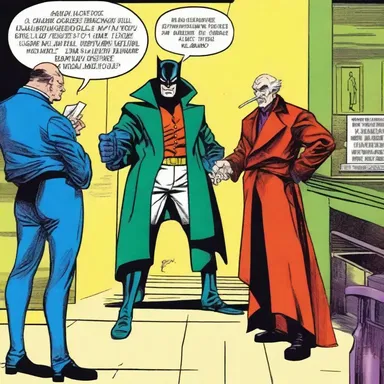 In the comic book, the villain would always find a way to foist his devious plans on the unsuspecting heroes.