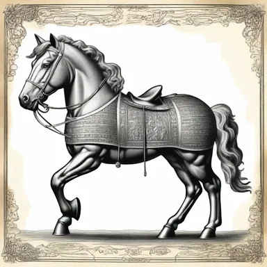 Some religious texts mention the use of cheval-de-frise as a symbol of protection and defense against evil spirits.